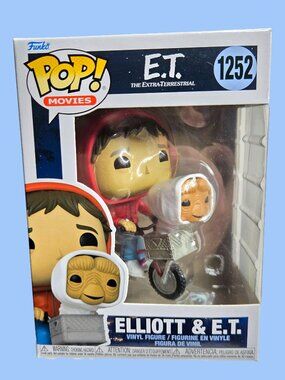 New Funko Pop - Elliott and E.T. 1252 - E.T. The Extra Terrestrial - Pop Movies